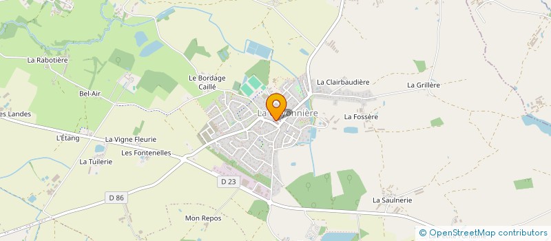 localisation de l'entreprise BASKET CLUB GUYONS SEPTIEROIS à MONTAIGU-VENDEE