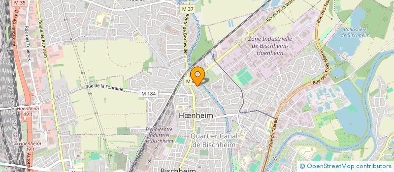 localisation de l'entreprise BASKET CLUB HOENHEIM  HNHEIM