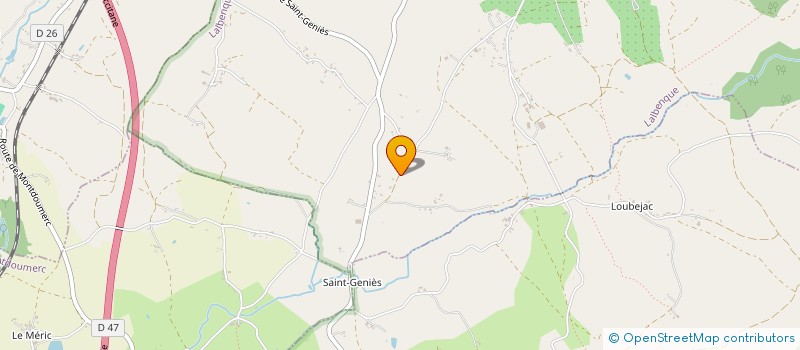 localisation de l'entreprise BASKET CLUB LALBENQUE  LALBENQUE