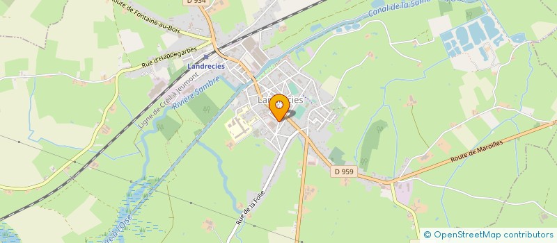 localisation de l'entreprise BASKET CLUB LANDRECIEN  LANDRECIES