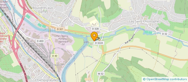 localisation de l'entreprise BASKET CLUB LAY-SAINT-CHRISTOPHE  LAY-SAINT-CHRISTOPHE