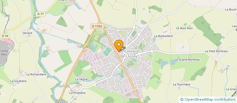 localisation de l'entreprise BASKET CLUB LOULAYSIEN à MONTAIGU-VENDEE