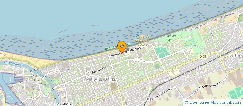 localisation de l'entreprise BASKET CLUB MALOUIN à DUNKERQUE