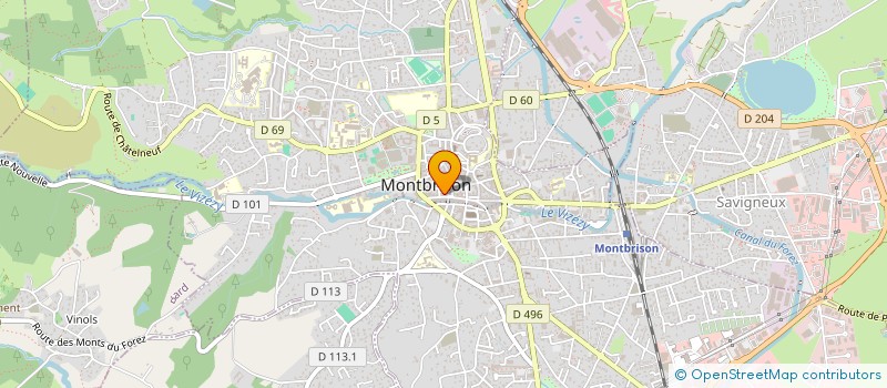 localisation de l'entreprise BASKET CLUB MONTBRISONNAIS à MONTBRISON