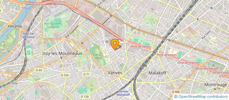 localisation de l'entreprise BASKET GROUND à VANVES