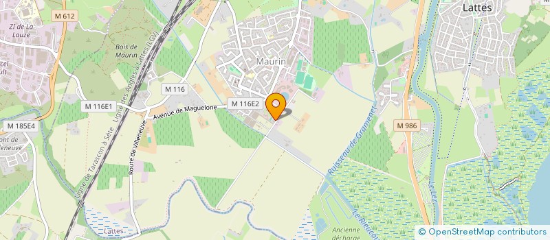 localisation de l'entreprise BASKET LATTES MAURIN MONTPELLIER  LATTES