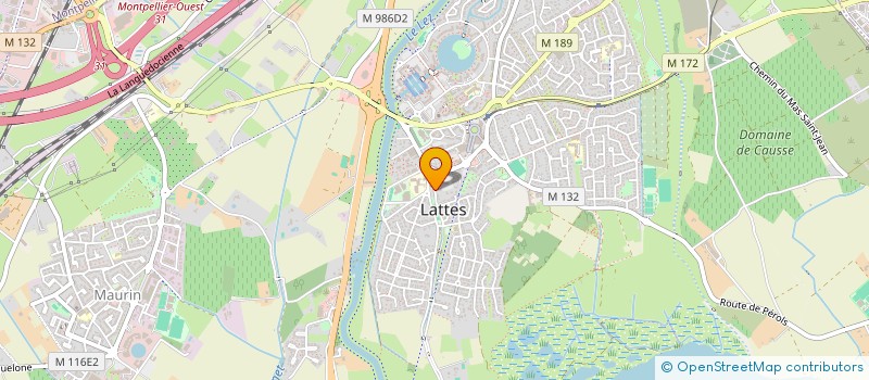 localisation de l'entreprise BASKET LATTES MONTPELLIER MEDITERRANEE METROPOLE ASSOCIATION  LATTES