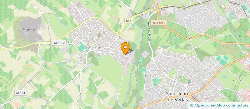 localisation de l'entreprise BASKET LAVERUNE-PIGNAN-COURNON VIVRE ENSEMBLE  LAVERUNE