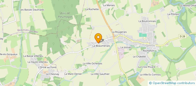 localisation de l'entreprise BASKET LOISIR  PLOUER-SUR-RANCE