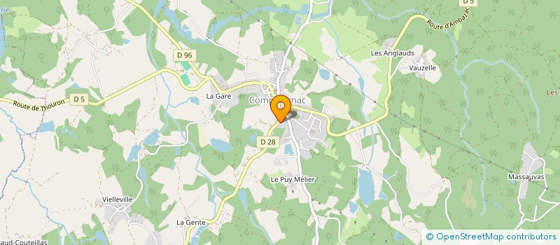 localisation de l'entreprise BASKET LOISIR COMPREIGNAC à COMPREIGNAC