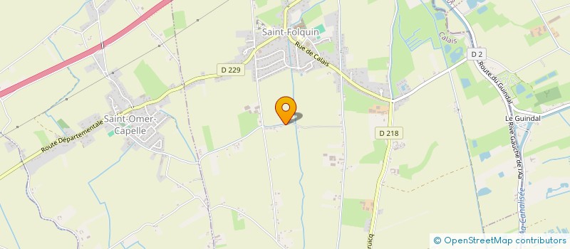 localisation de l'entreprise BASKET LOISIRS SAINT FOLQUIN  SAINT-FOLQUIN