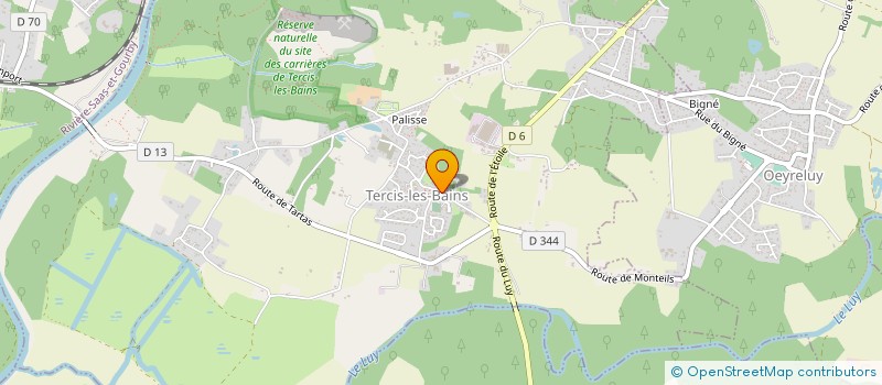 localisation de l'entreprise BASKET TERCIS OEYRELUY  TERCIS-LES-BAINS