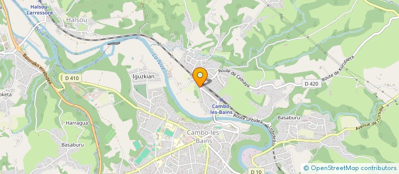 localisation de l'entreprise BASKO VELOS  CAMBO-LES-BAINS
