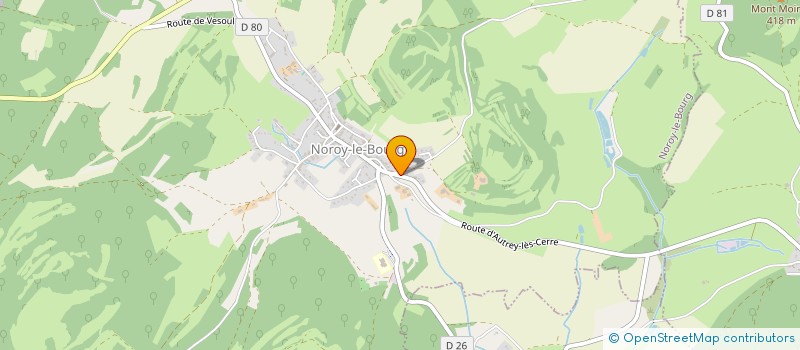 localisation de l'entreprise BASLIERES  NOROY-LE-BOURG