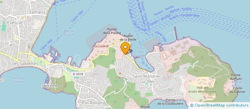 localisation de l'entreprise BASLIMMO  SAINT-MANDRIER-SUR-MER