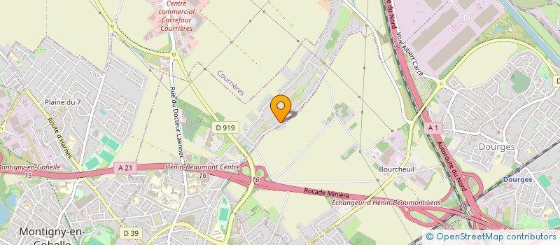 localisation de l'entreprise BASLY IMMO à HENIN-BEAUMONT