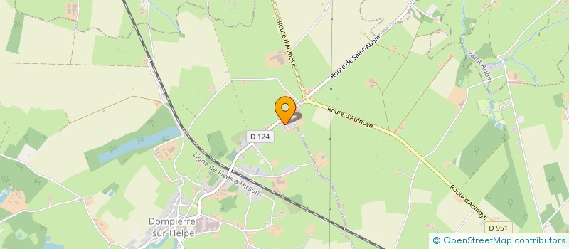 localisation de l'entreprise BASLY STRUDWIARCZYC  DOMPIERRE-SUR-HELPE