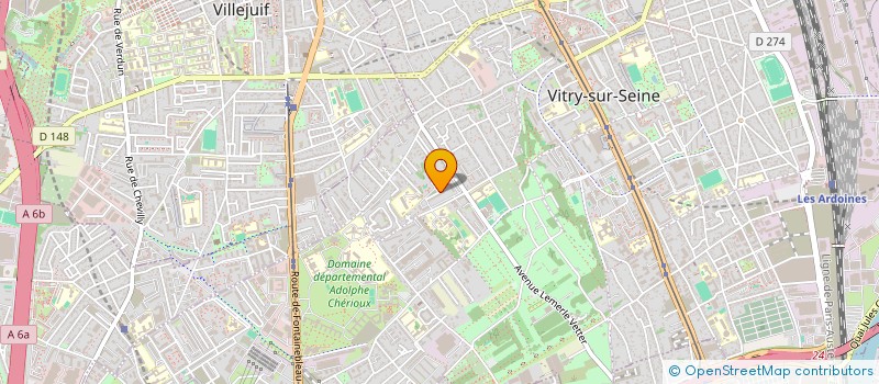 localisation de l'entreprise BASM à VITRY-SUR-SEINE