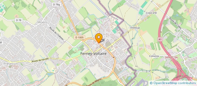 localisation de l'entreprise BASMA à FERNEY-VOLTAIRE
