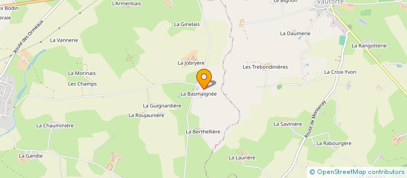 localisation de l'entreprise BASMAIGNEE à MONTENAY