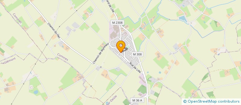 localisation de l'entreprise BASOCT  COMINES