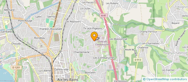 localisation de l'entreprise BASOGAS  AIX-LES-BAINS