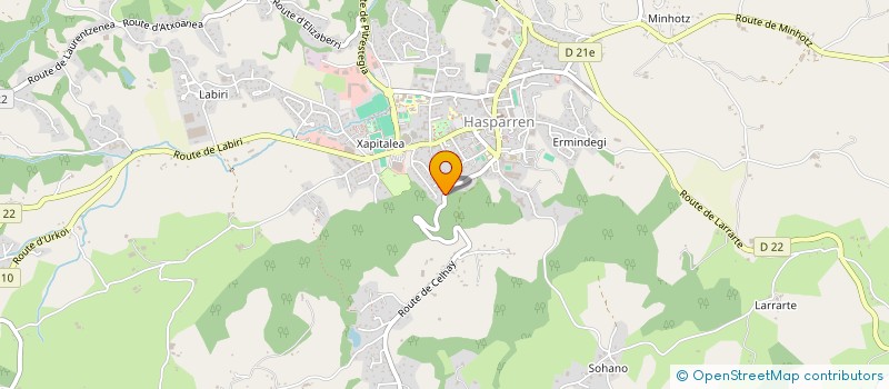 localisation de l'entreprise BASOLY à HASPARREN