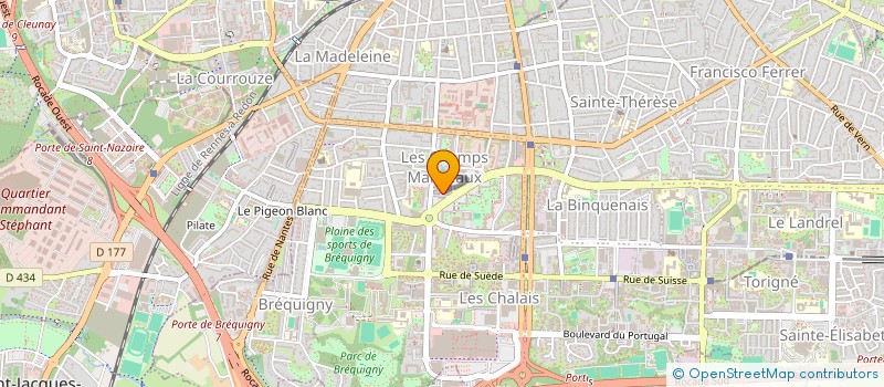 localisation de l'entreprise BASOUEST  RENNES