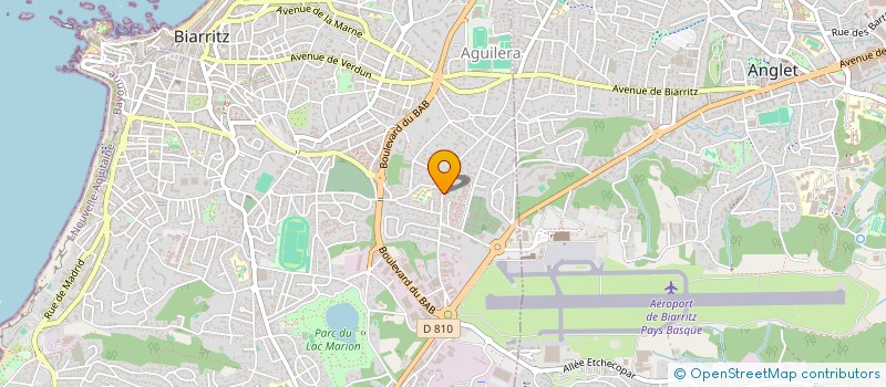 localisation de l'entreprise BASQUE ALIMENTAIRE à BIARRITZ