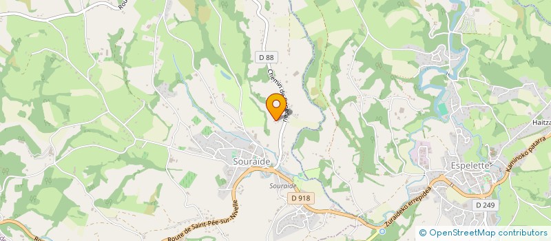localisation de l'entreprise BASQUE ENDURANCE SPORTS & TRIATHLON à SOURAIDE