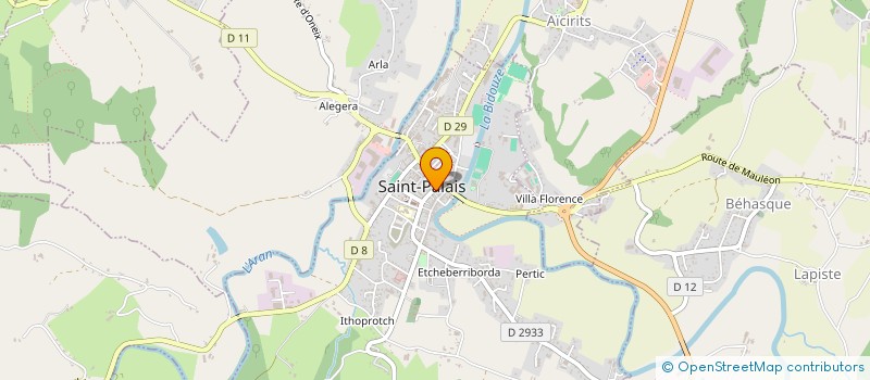 localisation de l'entreprise BASQUE MEDICAL SERVICE à SAINT-PALAIS