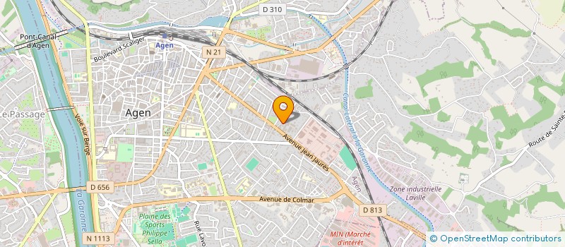 localisation de l'entreprise BASQUET BATIMENT  AGEN