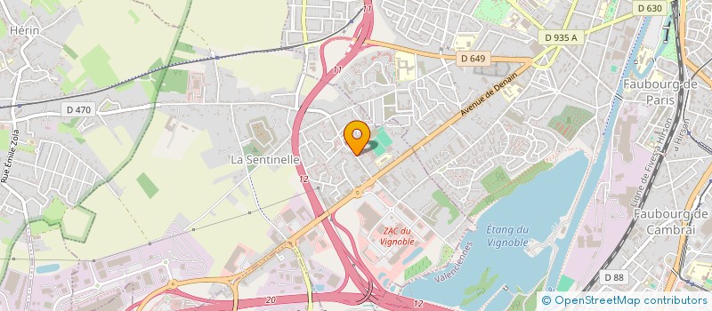 localisation de l'entreprise BASQUIN  LA SENTINELLE