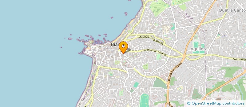 localisation de l'entreprise BASQUIN OPTIQUE à BIARRITZ