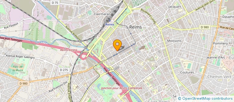 localisation de l'entreprise BASRA  REIMS