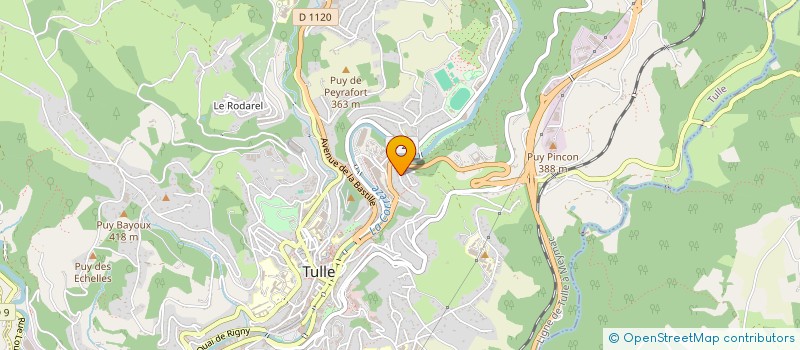 localisation de l'entreprise BASRAOUI  TULLE