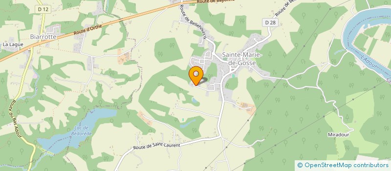 localisation de l'entreprise BASS  SAINTE-MARIE-DE-GOSSE