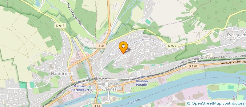 localisation de l'entreprise BASS AUTO  MEULAN-EN-YVELINES