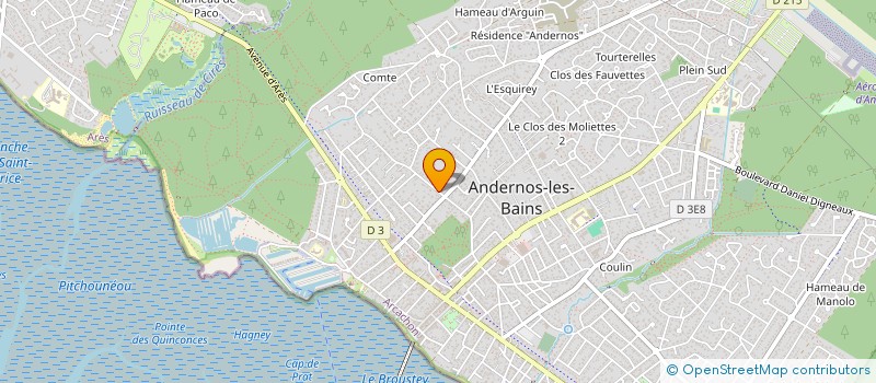 localisation de l'entreprise BASS'CLIM à ANDERNOS-LES-BAINS
