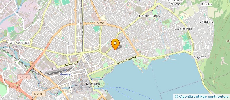 localisation de l'entreprise BASS CORNER à ANNECY