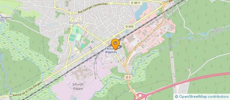 localisation de l'entreprise BASS'IN M.U.S.E  BIGANOS