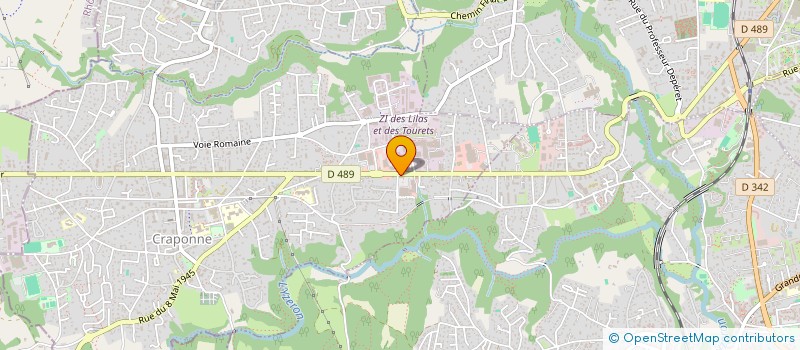 localisation de l'entreprise BASSAND MOBILIER à CRAPONNE