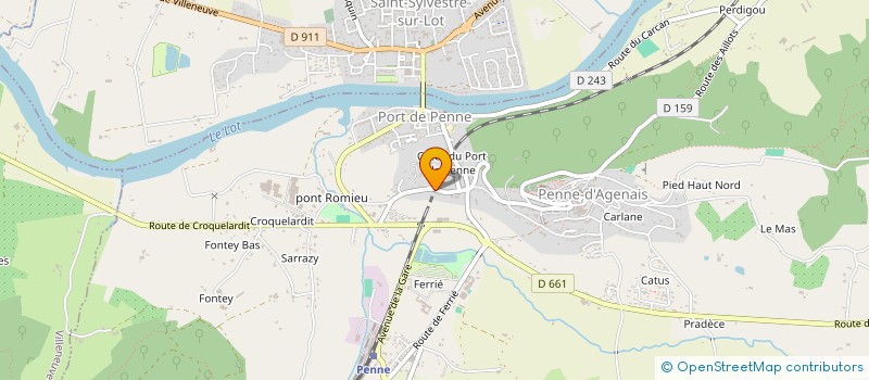 localisation de l'entreprise BASSANI THOMAS  SAINT-SYLVESTRE-SUR-LOT