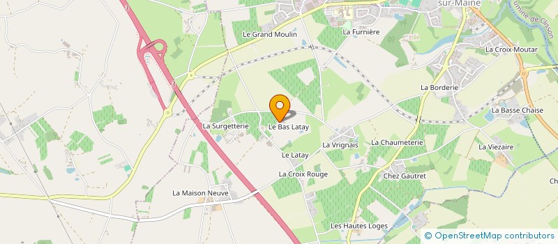 localisation de l'entreprise BASSATINE  AIGREFEUILLE-SUR-MAINE