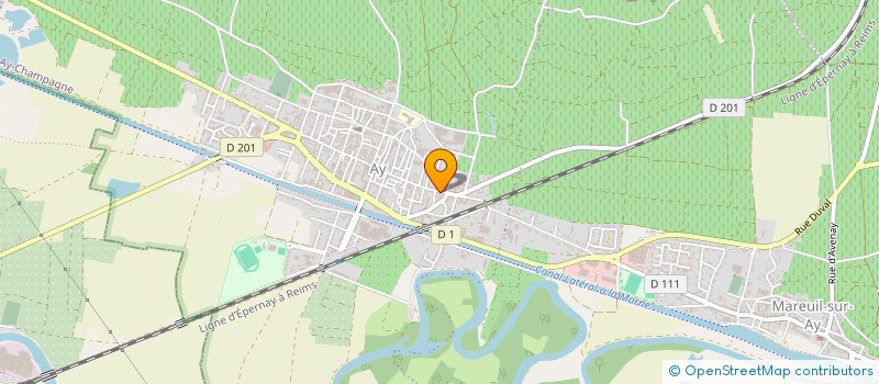 localisation de l'entreprise BASSAYANN  AY-CHAMPAGNE