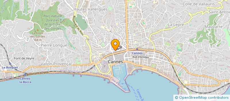 localisation de l'entreprise BASSE AZUR à CANNES