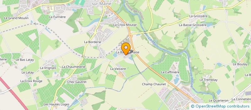 localisation de l'entreprise BASSE CHAISE  MONTBERT