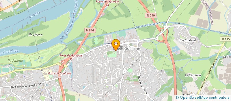 localisation de l'entreprise BASSE GOULAINE ARC CLUB  BASSE-GOULAINE