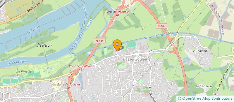 localisation de l'entreprise BASSE GOULAINE TENNIS DE TABLE  BASSE-GOULAINE