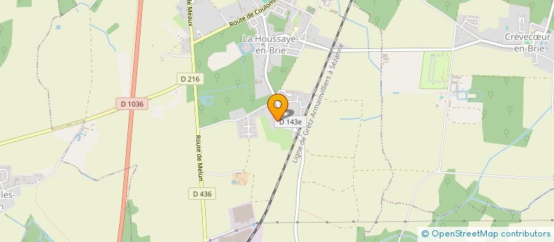 localisation de l'entreprise BASSE HOUSSIETTE  LA HOUSSAYE-EN-BRIE